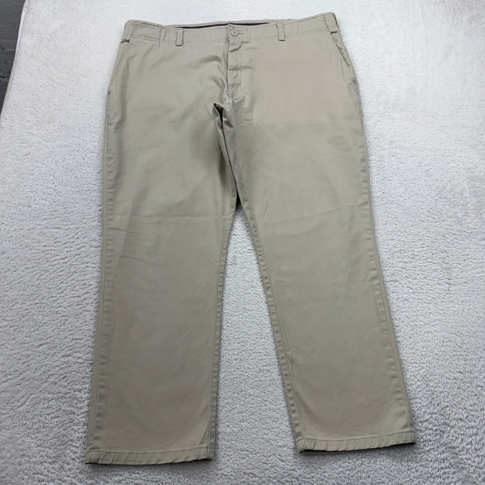 Lee Extreme Motion MVP Relaxed Taper Khaki Pants Mens 40x29 Tan Chinos 104272612